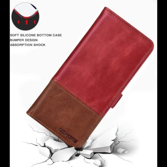 Fathers Day Gifts For Galaxy Note 20 Ultra Leather Wallet Case Credit Card Slot - Picture 4 of 7